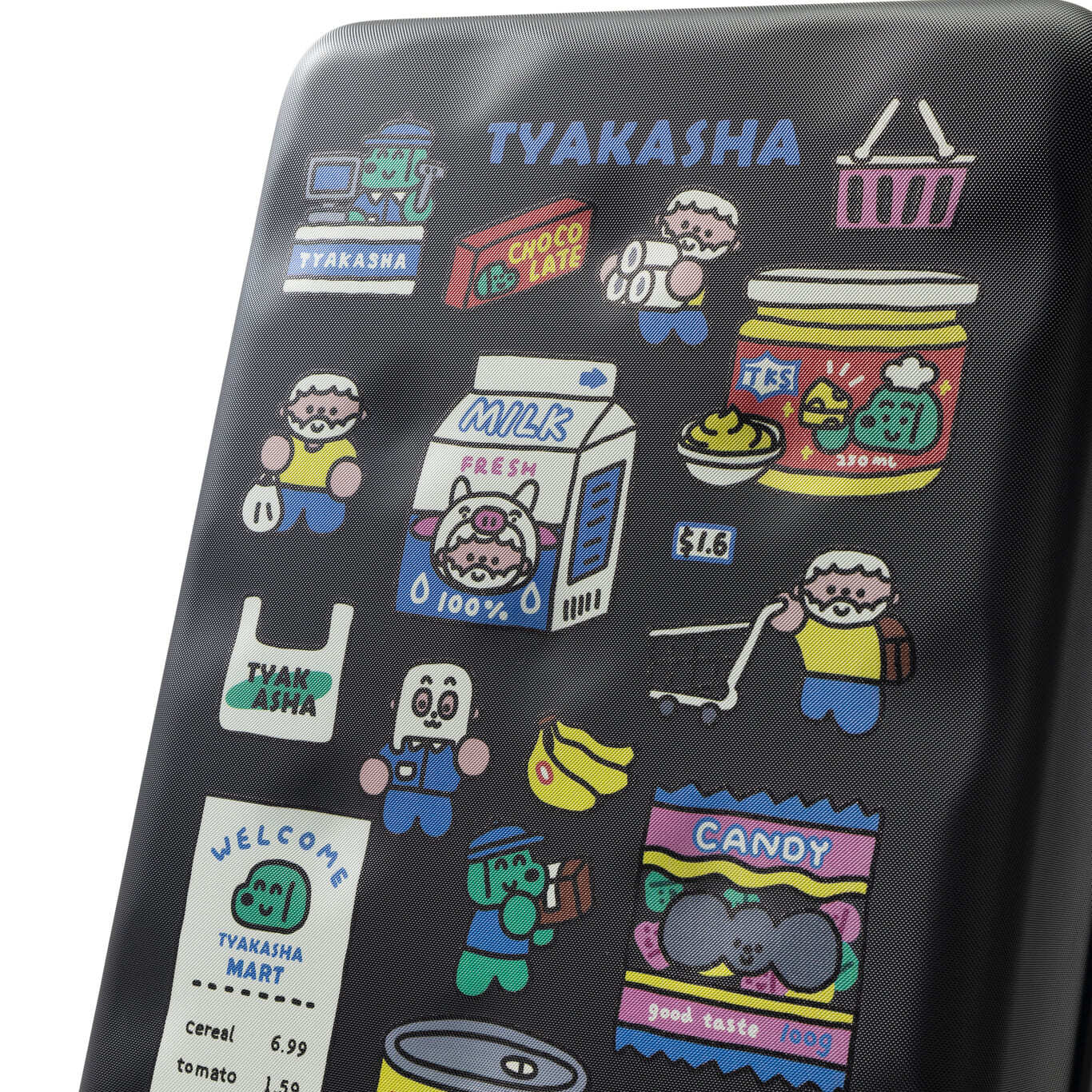 大人になった子どもたちへ!CHEECASE✖TYAKASHA イラストスーツケース 両開き式
