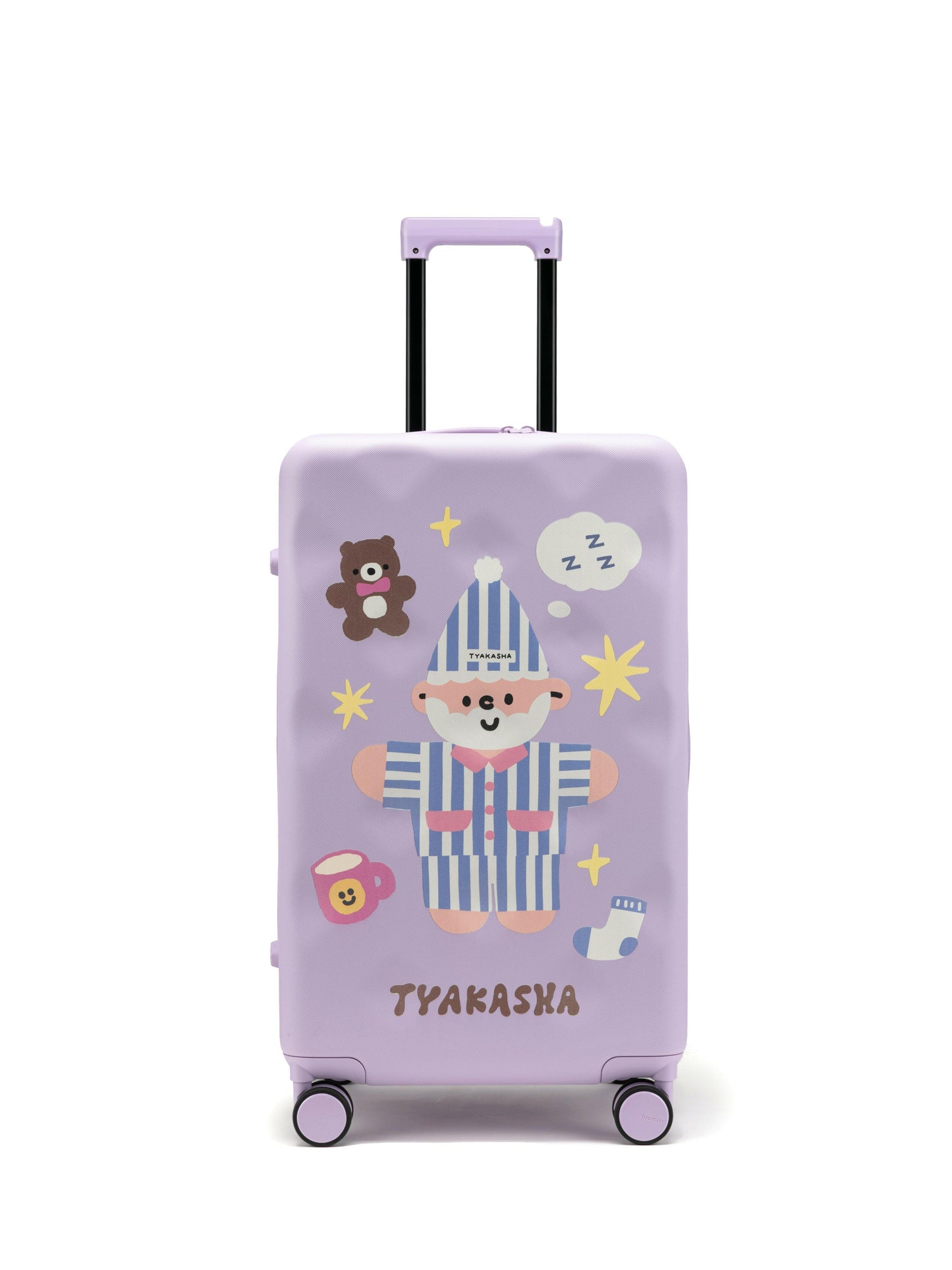 CHEECASE✖TYAKASHA コラボレーションスーツケース大容量 イラスト