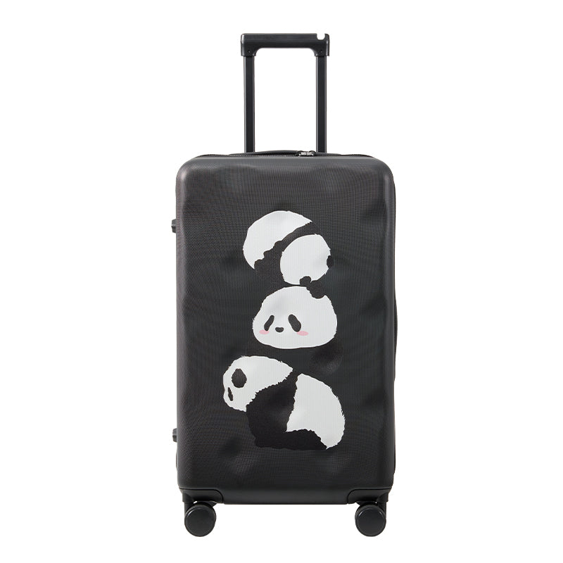 CHEECASE イラストスーツケース パンダ 両開き式