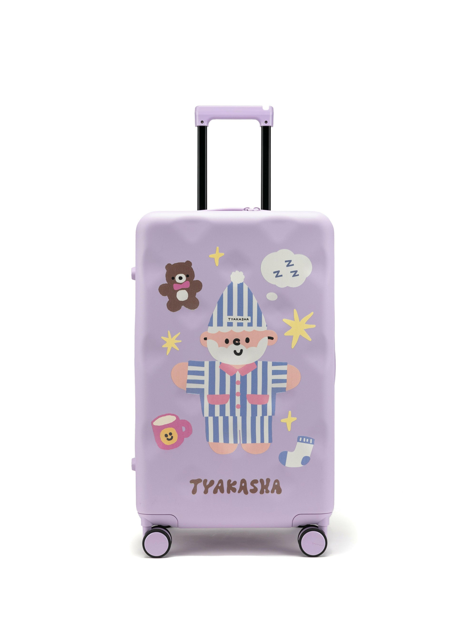 CHEECASE✖TYAKASHA コラボレーションスーツケース大容量 イラスト