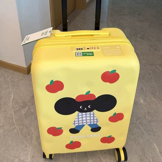 CHEECASE × TYAKASHA Original Illustrated Suitcase – Clamshell Opening　チーズイエロー（Ｓ） のレビュー画像